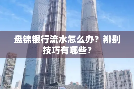 盘锦银行流水怎么办？辨别技巧有哪些？
